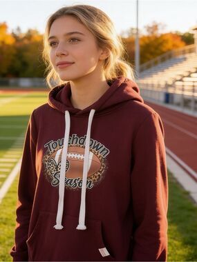 Women’s Football Graphic Pullover Hoodie